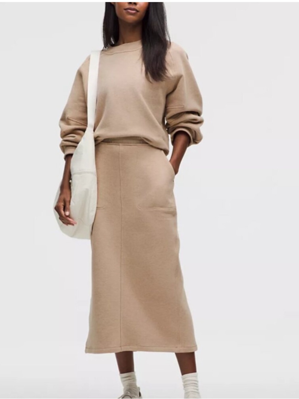 Lululemon Loungeful High-Rise Midi Skirt Lululemon-BRAND NEW WITH TAGS Size XS